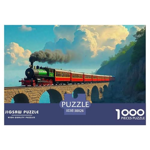 Dampfzug 1000 Teile Puzzle Für Erwachsene Clevere Rätsel Herausforderung Spielzeug 38x26cm/1000pcs Dampfzug 1000 Teile Puzzle Für Erwachsene Clevere Rätsel Herausforderung Spielzeug 38x26cm/1000pcs von VFQWPYAJN