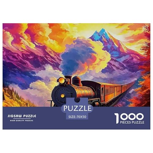 Dampfzug 1000 Teile Puzzle Für Erwachsene Mit Gemütliche Studie-Motiv Herausforderung Spielzeug 70x50cm/1000pcs Dampfzug 1000 Teile Puzzle Für Erwachsene Mit Gemütliche Studie-Motiv Herausforderung Spielzeug 70x50cm/1000pcs von VFQWPYAJN