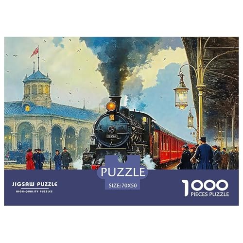 Dampfzug 1000 Teile Puzzle Für Erwachsene Mit Gemütliche Studie-Motiv Impossible Game 70x50cm/1000pcs Dampfzug 1000 Teile Puzzle Für Erwachsene Mit Gemütliche Studie-Motiv Impossible Game 70x50cm/1000pcs von VFQWPYAJN