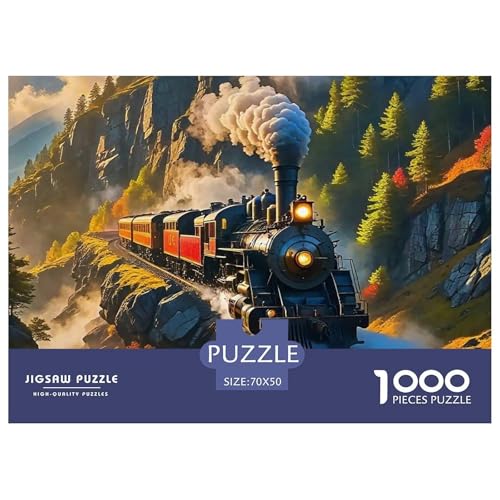 Dampfzug 1000 Teile Puzzle Für Erwachsene Und Kinder Clevere Rätsel Impossible Game 70x50cm/1000pcs Dampfzug 1000 Teile Puzzle Für Erwachsene Und Kinder Clevere Rätsel Impossible Game 70x50cm/1000pcs von VFQWPYAJN