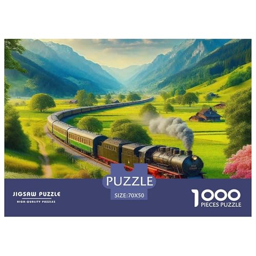 Dampfzug 1000 Teile Puzzle Für Erwachsene Und Kinder Puzzles-Geschenk Für Pädagogisches Spiel 70x50cm/1000pcs Dampfzug 1000 Teile Puzzle Für Erwachsene Und Kinder Puzzles-Geschenk Für Pädagogisches Spiel 70x50cm/1000pcs von VFQWPYAJN