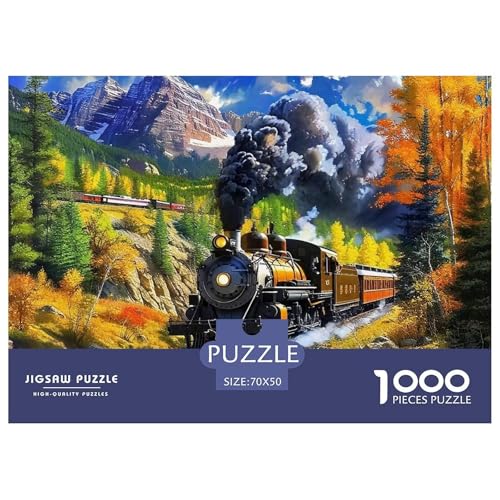 Dampfzug 1000 Teile Puzzle Für Erwachsene Und Kinder Puzzles-Geschenk Herausforderung Spielzeug 70x50cm/1000pcs Dampfzug 1000 Teile Puzzle Für Erwachsene Und Kinder Puzzles-Geschenk Herausforderung Spielzeug 70x50cm/1000pcs von VFQWPYAJN
