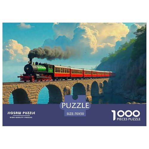 Dampfzug Puzzle 1000 Teile Für Erwachsene Kinder Clevere Rätsel Für Pädagogisches Spiel 70x50cm/1000pcs Dampfzug Puzzle 1000 Teile Für Erwachsene Kinder Clevere Rätsel Für Pädagogisches Spiel 70x50cm/1000pcs von VFQWPYAJN