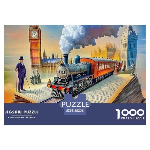 Dampfzug Puzzle 1000 Teile Für Erwachsene Kinder Clevere Rätsel Herausforderung Spielzeug 38x26cm/1000pcs Dampfzug Puzzle 1000 Teile Für Erwachsene Kinder Clevere Rätsel Herausforderung Spielzeug 38x26cm/1000pcs von VFQWPYAJN