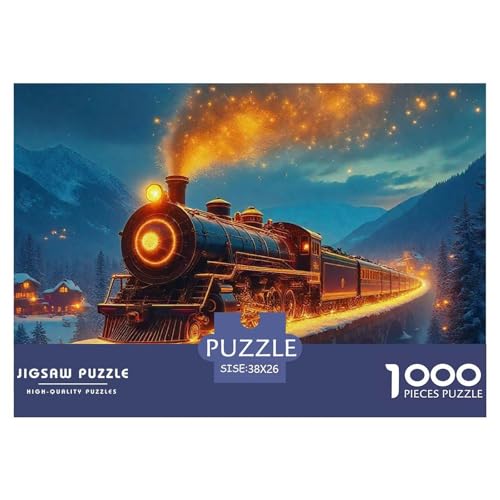 Dampfzug Puzzle 1000 Teile Für Erwachsene Kinder Mit Gemütliche Studie-Motiv Für Pädagogisches Spiel 38x26cm/1000pcs Dampfzug Puzzle 1000 Teile Für Erwachsene Kinder Mit Gemütliche Studie-Motiv Für Pädagogisches Spiel 38x26cm/1000pcs von VFQWPYAJN
