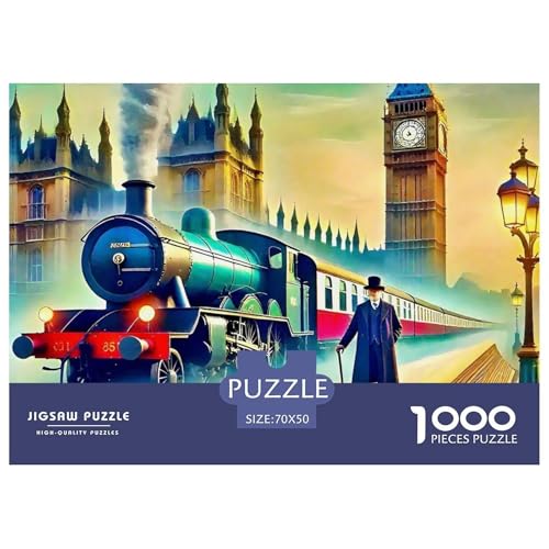 Dampfzug Puzzle 1000 Teile Für Erwachsene Kinder Mit Gemütliche Studie-Motiv Für Pädagogisches Spiel 70x50cm/1000pcs Dampfzug Puzzle 1000 Teile Für Erwachsene Kinder Mit Gemütliche Studie-Motiv Für Pädagogisches Spiel 70x50cm/1000pcs von VFQWPYAJN