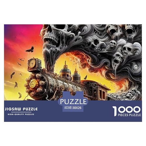 Dampfzug Puzzle 1000 Teile Für Erwachsene Kinder Mit Gemütliche Studie-Motiv Herausforderung Spielzeug 38x26cm/1000pcs Dampfzug Puzzle 1000 Teile Für Erwachsene Kinder Mit Gemütliche Studie-Motiv Herausforderung Spielzeug 38x26cm/1000pcs von VFQWPYAJN