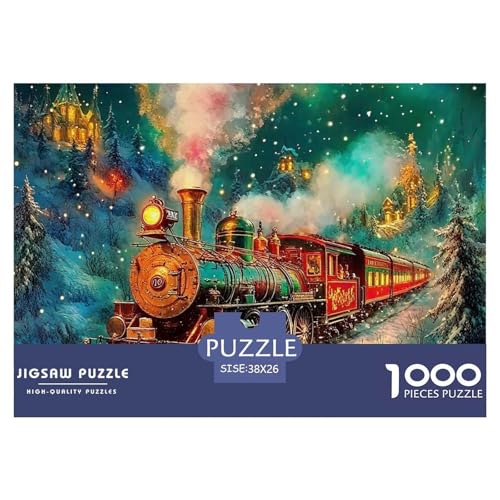 Dampfzug Puzzle 1000 Teile Für Erwachsene Kinder Mit Gemütliche Studie-Motiv Herausforderung Spielzeug 38x26cm/1000pcs Dampfzug Puzzle 1000 Teile Für Erwachsene Kinder Mit Gemütliche Studie-Motiv Herausforderung Spielzeug 38x26cm/1000pcs von VFQWPYAJN