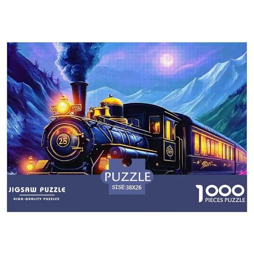 Dampfzug Puzzle 1000 Teile Für Erwachsene Kinder Puzzles-Geschenk Impossible Game 38x26cm/1000pcs Dampfzug Puzzle 1000 Teile Für Erwachsene Kinder Puzzles-Geschenk Impossible Game 38x26cm/1000pcs von VFQWPYAJN