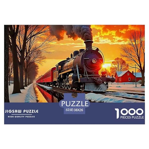 Dampfzug Puzzle 1000 Teile Für Erwachsene Mit Gemütliche Studie-Motiv Für Pädagogisches Spiel 38x26cm/1000pcs Dampfzug Puzzle 1000 Teile Für Erwachsene Mit Gemütliche Studie-Motiv Für Pädagogisches Spiel 38x26cm/1000pcs von VFQWPYAJN