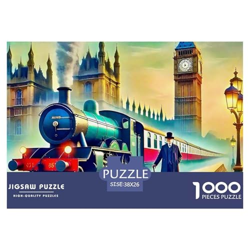Dampfzug Puzzle 1000 Teile Für Erwachsene Mit Gemütliche Studie-Motiv Für Pädagogisches Spiel 38x26cm/1000pcs Dampfzug Puzzle 1000 Teile Für Erwachsene Mit Gemütliche Studie-Motiv Für Pädagogisches Spiel 38x26cm/1000pcs von VFQWPYAJN