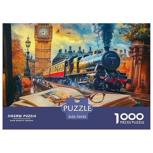 Dampfzug Puzzle 1000 Teile Für Erwachsene Mit Gemütliche Studie-Motiv Impossible Game 70x50cm/1000pcs Dampfzug Puzzle 1000 Teile Für Erwachsene Mit Gemütliche Studie-Motiv Impossible Game 70x50cm/1000pcs von VFQWPYAJN