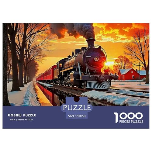 Dampfzug Puzzle 1000 Teile Für Erwachsene Und Kinder Ab 14 Jahren Clevere Rätsel Herausforderung Spielzeug 70x50cm/1000pcs Dampfzug Puzzle 1000 Teile Für Erwachsene Und Kinder Ab 14 Jahren Clevere Rätsel Herausforderung Spielzeug 70x50cm/1000pcs von VFQWPYAJN