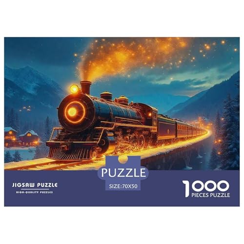 Dampfzug Puzzle 1000 Teile Für Erwachsene Und Kinder Ab 14 Jahren Clevere Rätsel Herausforderung Spielzeug 70x50cm/1000pcs Dampfzug Puzzle 1000 Teile Für Erwachsene Und Kinder Ab 14 Jahren Clevere Rätsel Herausforderung Spielzeug 70x50cm/1000pcs von VFQWPYAJN
