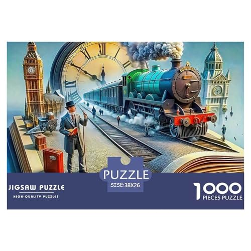 Dampfzug Puzzle 1000 Teile Für Erwachsene Und Kinder Ab 14 Jahren Puzzles-Geschenk Für Pädagogisches Spiel 38x26cm/1000pcs Dampfzug Puzzle 1000 Teile Für Erwachsene Und Kinder Ab 14 Jahren Puzzles-Geschenk Für Pädagogisches Spiel 38x26cm/1000pcs von VFQWPYAJN