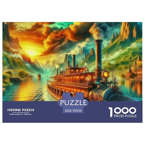 Dampfzug Puzzle 1000 Teile Für Erwachsene Und Kinder Ab 14 Jahren Puzzles-Geschenk Für Pädagogisches Spiel 70x50cm/1000pcs Dampfzug Puzzle 1000 Teile Für Erwachsene Und Kinder Ab 14 Jahren Puzzles-Geschenk Für Pädagogisches Spiel 70x50cm/1000pcs von VFQWPYAJN