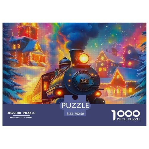 Dampfzug Puzzle 1000 Teile Für Erwachsene Und Kinder Mit Gemütliche Studie-Motiv Herausforderung Spielzeug 70x50cm/1000pcs Dampfzug Puzzle 1000 Teile Für Erwachsene Und Kinder Mit Gemütliche Studie-Motiv Herausforderung Spielzeug 70x50cm/1000pcs von VFQWPYAJN