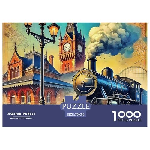 Dampfzug Puzzle 1000 Teile Für Erwachsene Und Kinder Puzzles-Geschenk Für Pädagogisches Spiel 70x50cm/1000pcs Dampfzug Puzzle 1000 Teile Für Erwachsene Und Kinder Puzzles-Geschenk Für Pädagogisches Spiel 70x50cm/1000pcs von VFQWPYAJN