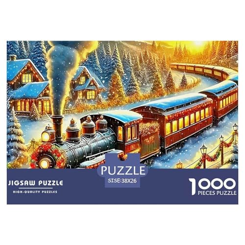 Dampfzug Puzzle 1000 Teile Für Erwachsene Und Kinder Puzzles-Geschenk Herausforderung Spielzeug 38x26cm/1000pcs Dampfzug Puzzle 1000 Teile Für Erwachsene Und Kinder Puzzles-Geschenk Herausforderung Spielzeug 38x26cm/1000pcs von VFQWPYAJN
