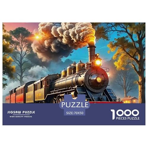 Dampfzug Puzzle 1000 Teile Für Erwachsene Und Kinder Puzzles-Geschenk Impossible Game 70x50cm/1000pcs Dampfzug Puzzle 1000 Teile Für Erwachsene Und Kinder Puzzles-Geschenk Impossible Game 70x50cm/1000pcs von VFQWPYAJN
