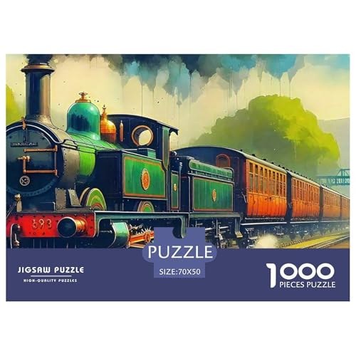 Dampfzug Puzzle 1000 Teile Für Erwachsene Und Kinder Puzzles-Geschenk Impossible Game 70x50cm/1000pcs Dampfzug Puzzle 1000 Teile Für Erwachsene Und Kinder Puzzles-Geschenk Impossible Game 70x50cm/1000pcs von VFQWPYAJN