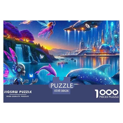 Delphin 1000 Teile Puzzle Für Erwachsene Clevere Rätsel Herausforderung Spielzeug 38x26cm/1000pcs Delphin 1000 Teile Puzzle Für Erwachsene Clevere Rätsel Herausforderung Spielzeug 38x26cm/1000pcs von VFQWPYAJN