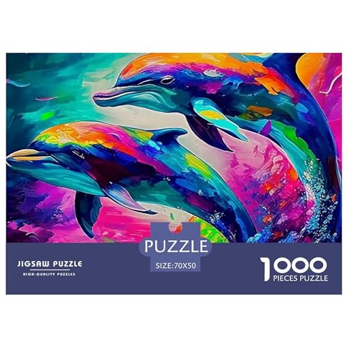 Delphin 1000 Teile Puzzle Für Erwachsene Und Kinder Puzzles-Geschenk Für Pädagogisches Spiel 70x50cm/1000pcs Delphin 1000 Teile Puzzle Für Erwachsene Und Kinder Puzzles-Geschenk Für Pädagogisches Spiel 70x50cm/1000pcs von VFQWPYAJN