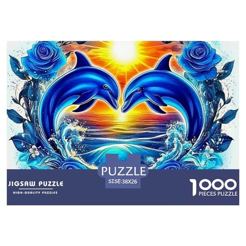 Delphin Puzzle 1000 Teile Für Erwachsene Clevere Rätsel Herausforderung Spielzeug 38x26cm/1000pcs Delphin Puzzle 1000 Teile Für Erwachsene Clevere Rätsel Herausforderung Spielzeug 38x26cm/1000pcs von VFQWPYAJN