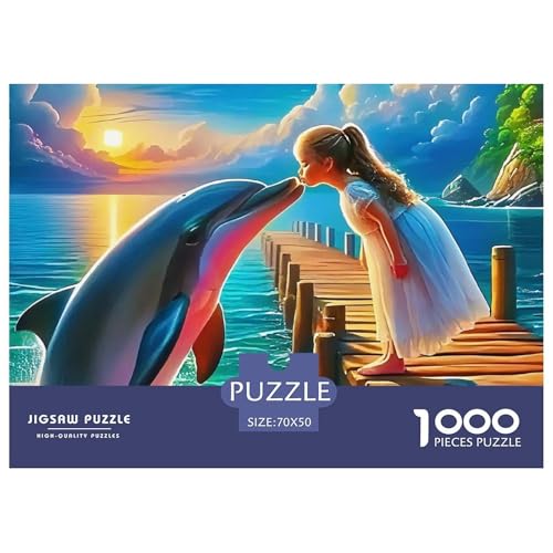 Delphin Puzzle 1000 Teile Für Erwachsene Clevere Rätsel Herausforderung Spielzeug 70x50cm/1000pcs Delphin Puzzle 1000 Teile Für Erwachsene Clevere Rätsel Herausforderung Spielzeug 70x50cm/1000pcs von VFQWPYAJN