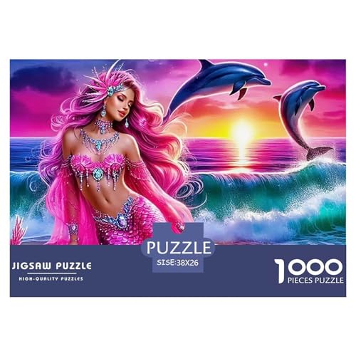 Delphin Puzzle 1000 Teile Für Erwachsene Puzzles-Geschenk Für Pädagogisches Spiel 38x26cm/1000pcs von VFQWPYAJN