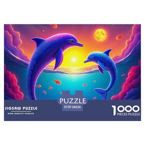 Delphin Puzzle 1000 Teile Für Erwachsene Puzzles-Geschenk Für Pädagogisches Spiel 38x26cm/1000pcs Delphin Puzzle 1000 Teile Für Erwachsene Puzzles-Geschenk Für Pädagogisches Spiel 38x26cm/1000pcs von VFQWPYAJN