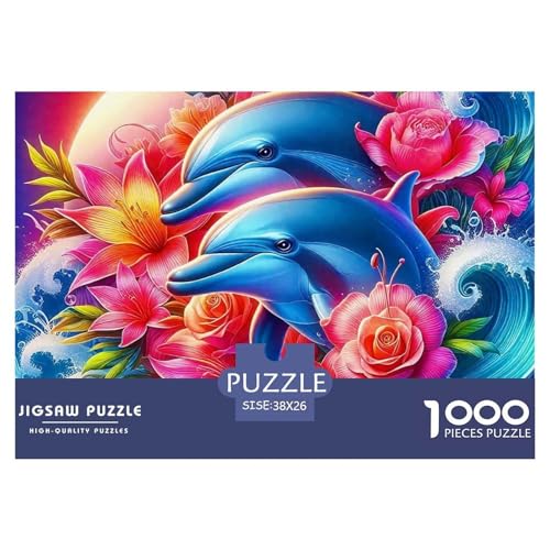 Delphin Puzzle 1000 Teile Für Erwachsene Puzzles-Geschenk Herausforderung Spielzeug 38x26cm/1000pcs Delphin Puzzle 1000 Teile Für Erwachsene Puzzles-Geschenk Herausforderung Spielzeug 38x26cm/1000pcs von VFQWPYAJN