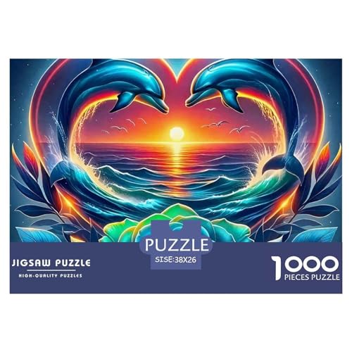 Delphin Puzzle 1000 Teile Für Erwachsene Und Kinder Ab 14 Jahren Clevere Rätsel Für Pädagogisches Spiel 38x26cm/1000pcs Delphin Puzzle 1000 Teile Für Erwachsene Und Kinder Ab 14 Jahren Clevere Rätsel Für Pädagogisches Spiel 38x26cm/1000pcs von VFQWPYAJN