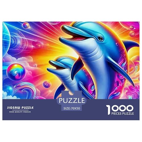 Delphin Puzzle 1000 Teile Für Erwachsene Und Kinder Ab 14 Jahren Clevere Rätsel Für Pädagogisches Spiel 70x50cm/1000pcs Delphin Puzzle 1000 Teile Für Erwachsene Und Kinder Ab 14 Jahren Clevere Rätsel Für Pädagogisches Spiel 70x50cm/1000pcs von VFQWPYAJN