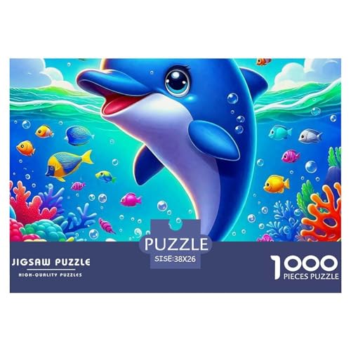 Delphin Puzzle 1000 Teile Für Erwachsene Und Kinder Ab 14 Jahren Puzzles-Geschenk Impossible Game 38x26cm/1000pcs Delphin Puzzle 1000 Teile Für Erwachsene Und Kinder Ab 14 Jahren Puzzles-Geschenk Impossible Game 38x26cm/1000pcs von VFQWPYAJN