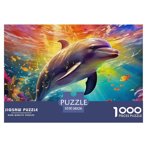 Delphin Puzzle 1000 Teile Für Erwachsene Und Kinder Clevere Rätsel Herausforderung Spielzeug 38x26cm/1000pcs Delphin Puzzle 1000 Teile Für Erwachsene Und Kinder Clevere Rätsel Herausforderung Spielzeug 38x26cm/1000pcs von VFQWPYAJN
