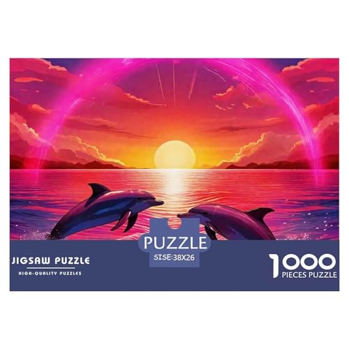 Delphin Puzzle 1000 Teile Für Erwachsene Und Kinder Clevere Rätsel Herausforderung Spielzeug 38x26cm/1000pcs Delphin Puzzle 1000 Teile Für Erwachsene Und Kinder Clevere Rätsel Herausforderung Spielzeug 38x26cm/1000pcs von VFQWPYAJN