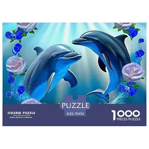 Delphin Puzzle 1000 Teile Für Erwachsene Und Kinder Puzzles-Geschenk Herausforderung Spielzeug 70x50cm/1000pcs Delphin Puzzle 1000 Teile Für Erwachsene Und Kinder Puzzles-Geschenk Herausforderung Spielzeug 70x50cm/1000pcs von VFQWPYAJN