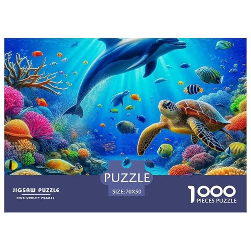Delphin Puzzle 1000 Teile Für Erwachsene Und Kinder Puzzles-Geschenk Herausforderung Spielzeug 70x50cm/1000pcs Delphin Puzzle 1000 Teile Für Erwachsene Und Kinder Puzzles-Geschenk Herausforderung Spielzeug 70x50cm/1000pcs von VFQWPYAJN