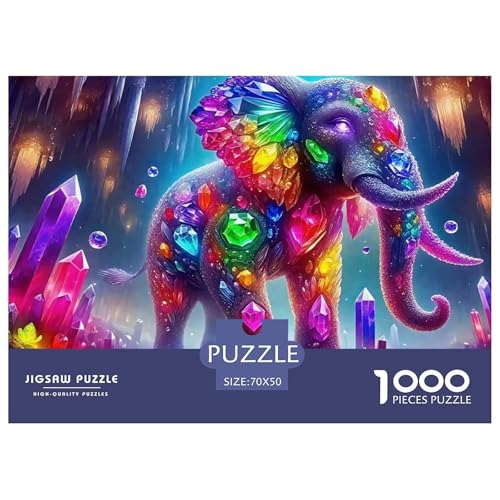 Elefant 1000 Teile Puzzle Für Erwachsene Clevere Rätsel Herausforderung Spielzeug 70x50cm/1000pcs Elefant 1000 Teile Puzzle Für Erwachsene Clevere Rätsel Herausforderung Spielzeug 70x50cm/1000pcs von VFQWPYAJN