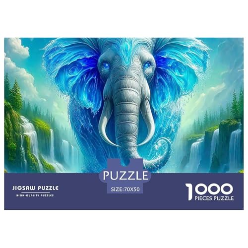 Elefant 1000 Teile Puzzle Für Erwachsene Mit Gemütliche Studie-Motiv Für Pädagogisches Spiel 70x50cm/1000pcs Elefant 1000 Teile Puzzle Für Erwachsene Mit Gemütliche Studie-Motiv Für Pädagogisches Spiel 70x50cm/1000pcs von VFQWPYAJN