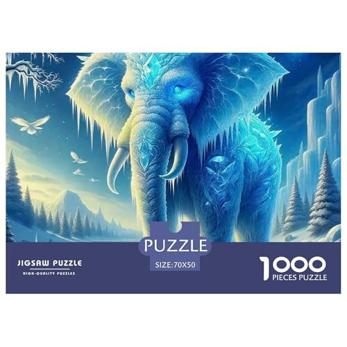 Elefant 1000 Teile Puzzle Für Erwachsene Mit Gemütliche Studie-Motiv Herausforderung Spielzeug 70x50cm/1000pcs Elefant 1000 Teile Puzzle Für Erwachsene Mit Gemütliche Studie-Motiv Herausforderung Spielzeug 70x50cm/1000pcs von VFQWPYAJN
