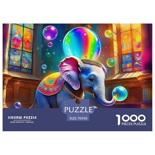 Elefant 1000 Teile Puzzle Für Erwachsene Mit Gemütliche Studie-Motiv Herausforderung Spielzeug 70x50cm/1000pcs Elefant 1000 Teile Puzzle Für Erwachsene Mit Gemütliche Studie-Motiv Herausforderung Spielzeug 70x50cm/1000pcs von VFQWPYAJN