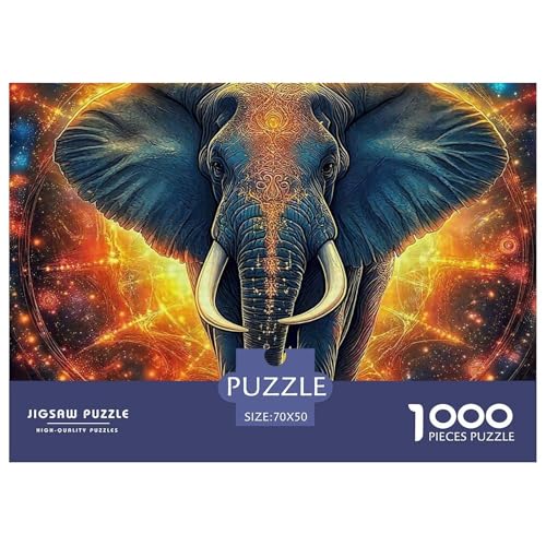 Elefant 1000 Teile Puzzle Für Erwachsene Mit Gemütliche Studie-Motiv Herausforderung Spielzeug 70x50cm/1000pcs Elefant 1000 Teile Puzzle Für Erwachsene Mit Gemütliche Studie-Motiv Herausforderung Spielzeug 70x50cm/1000pcs von VFQWPYAJN