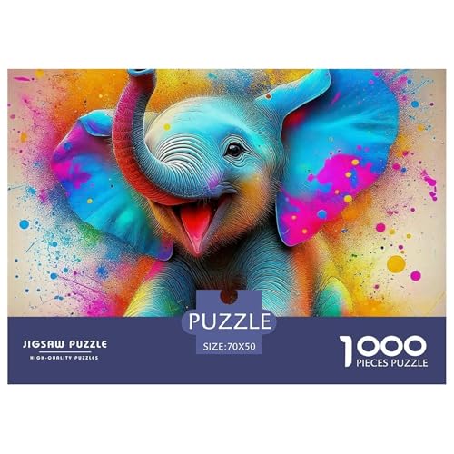 Elefant 1000 Teile Puzzle Für Erwachsene Mit Gemütliche Studie-Motiv Herausforderung Spielzeug 70x50cm/1000pcs Elefant 1000 Teile Puzzle Für Erwachsene Mit Gemütliche Studie-Motiv Herausforderung Spielzeug 70x50cm/1000pcs von VFQWPYAJN