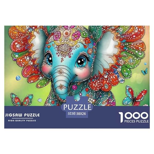 Elefant 1000 Teile Puzzle Für Erwachsene Und Kinder Clevere Rätsel Herausforderung Spielzeug 38x26cm/1000pcs Elefant 1000 Teile Puzzle Für Erwachsene Und Kinder Clevere Rätsel Herausforderung Spielzeug 38x26cm/1000pcs von VFQWPYAJN