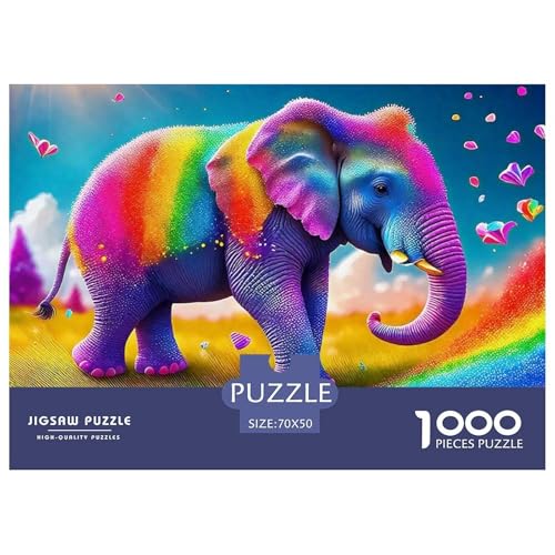 Elefant 1000 Teile Puzzle Für Erwachsene Und Kinder Clevere Rätsel Herausforderung Spielzeug 70x50cm/1000pcs Elefant 1000 Teile Puzzle Für Erwachsene Und Kinder Clevere Rätsel Herausforderung Spielzeug 70x50cm/1000pcs von VFQWPYAJN