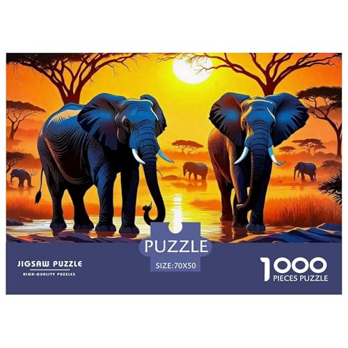 Elefant 1000 Teile Puzzle Für Erwachsene Und Kinder Clevere Rätsel Impossible Game 70x50cm/1000pcs Elefant 1000 Teile Puzzle Für Erwachsene Und Kinder Clevere Rätsel Impossible Game 70x50cm/1000pcs von VFQWPYAJN