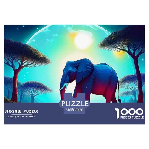 Elefant 1000 Teile Puzzle Für Erwachsene Und Kinder Mit Gemütliche Studie-Motiv Für Pädagogisches Spiel 38x26cm/1000pcs Elefant 1000 Teile Puzzle Für Erwachsene Und Kinder Mit Gemütliche Studie-Motiv Für Pädagogisches Spiel 38x26cm/1000pcs von VFQWPYAJN