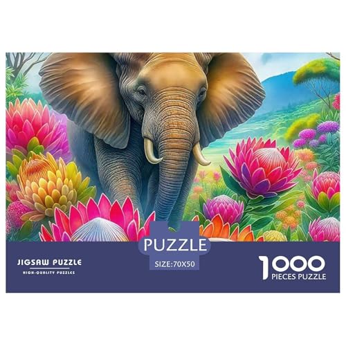 Elefant 1000 Teile Puzzle Für Erwachsene Und Kinder Mit Gemütliche Studie-Motiv Für Pädagogisches Spiel 70x50cm/1000pcs Elefant 1000 Teile Puzzle Für Erwachsene Und Kinder Mit Gemütliche Studie-Motiv Für Pädagogisches Spiel 70x50cm/1000pcs von VFQWPYAJN